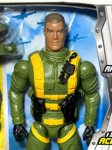 Coleção Conjunto 4 Bonecos Articulados Profissões Com Acessórios - Boneco Menino Estilo Max Steel Profissão - Members Mark : Explorador Da Natureza + Piloto De Avião Caça + Bombeiro + Astronauta