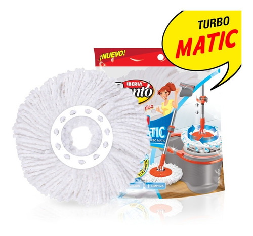 Repuesto Iberia Pronto Mopa Turbo Matic Microfibra