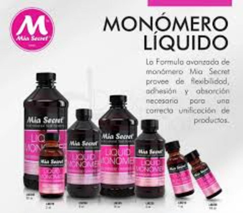 Mia Secret Monómero Liquido X 240ml Uñas Esculpidas