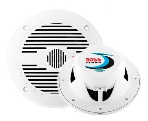 Mr60w Bocinas Marinas Dos Vías 6.5 200watts Bco Boss Marine