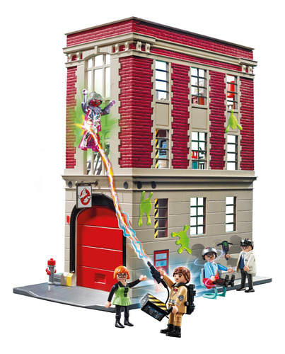 Estación De Bomberos Cazafantasmas Playmobil 9219