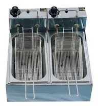 Comprar Gomes Inox 2 cubas 6 L Aço inoxidável 6 litros 2 cubas 110v com tampa 4000 W 127V