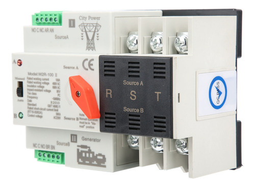 3p 50hz Interruptor Transferencia Automática Doble Potencia