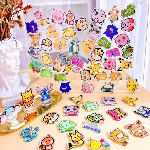 Charms Acrílicos De Cerdito Lulu 4cm 1kg Surtidos Diy