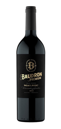 Vino Baudron Premium Malbec 750ml - Gobar®