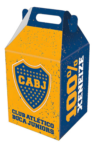 Cajita Feliz Para Armar Boca X6u - Cotillón Waf