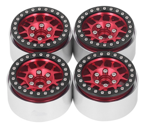 Cubo De Rueda Rc De Metal, 4 Piezas, Llantas Beadlock De Alu