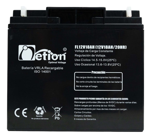 Batería Netion 12v18ah