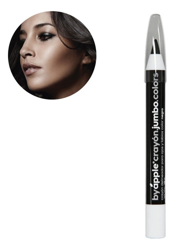 Crayon Jumbo Colors By Apple Para Ojos Y Labios Color Negro