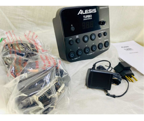 Módulo Alesis Turbo + Fonte+multicabo Original Lacrado