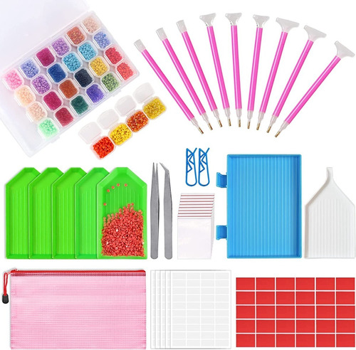 117pcs Kit De Herramientas Diy 5d De Pintura De Diamante