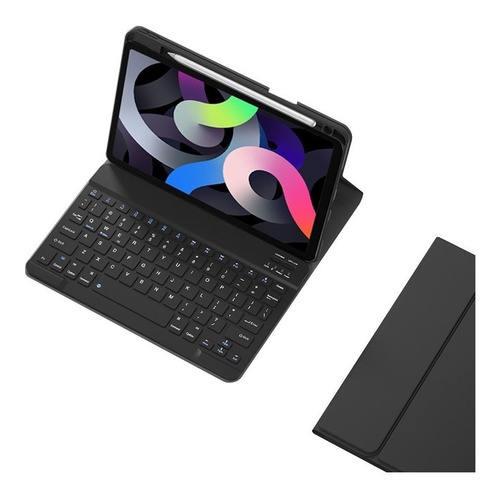 Funda Con Teclado Para iPad De 10.2 Pulgadas, Novena, Octava