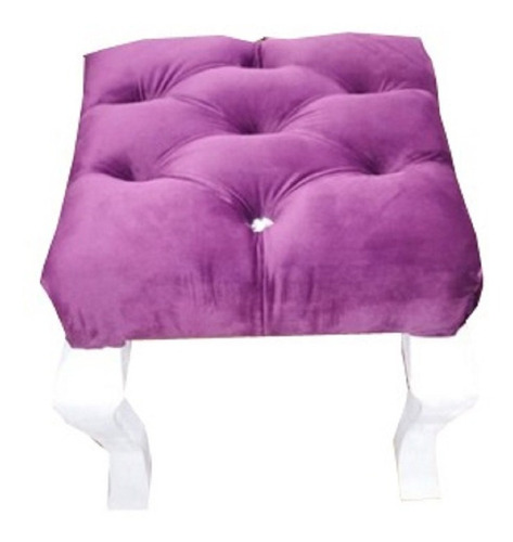 Taburete Sillón, Decorativo, Minimalista, Moderno Princess Color Morado