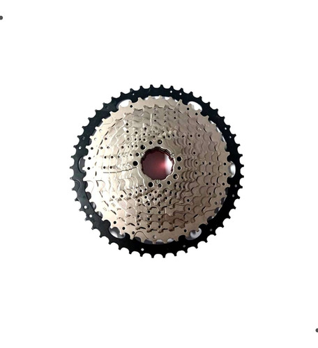 Cassete Absolute 12v 11/50 Niquelado Preto/vermelho