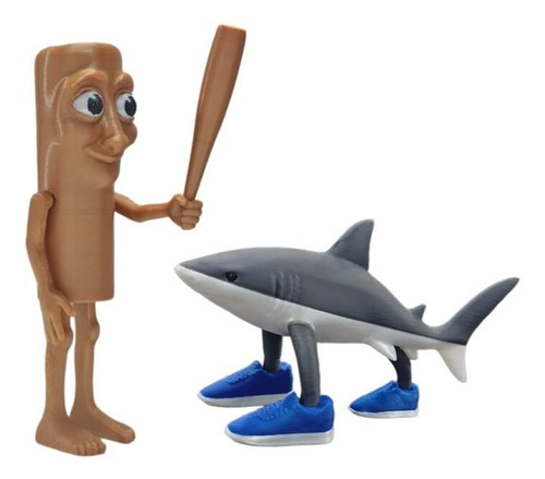 6 Caracteres De Acção Tralalero Tralala Shark