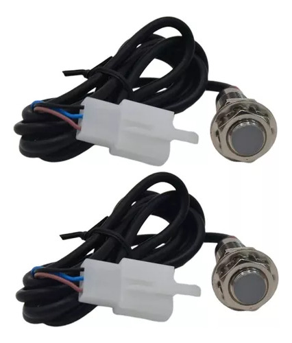 2 Cables De Sensor De Odómetro Digital Con 3 Imanes Para