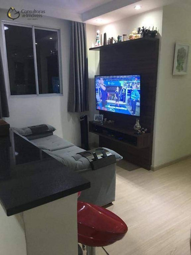 Apartamento Com 3 Dormitórios À Venda, 64 M² Por R$ 350.000,00 - Residencial Spazio Poeme - Paulínia/sp - Ap0453
