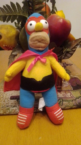 Peluche Homero Simpson Luchador Original 20cm