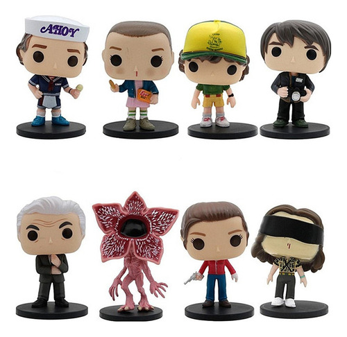 Figura De Acción De Stranger Things, 8 Piezas