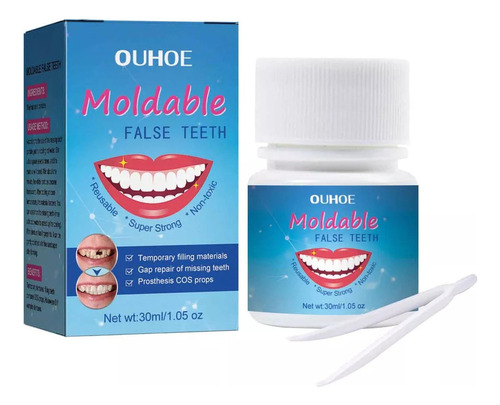 Caries Y Costura De Dientes Rotos Con Resina Plástica De Gut