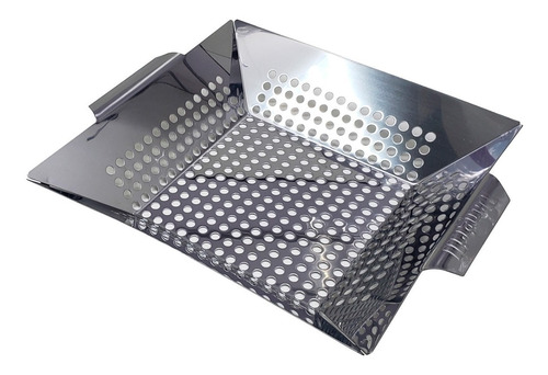 Bandeja Plancha Calada Acero Inox. 30x34x6,5 Cm. 