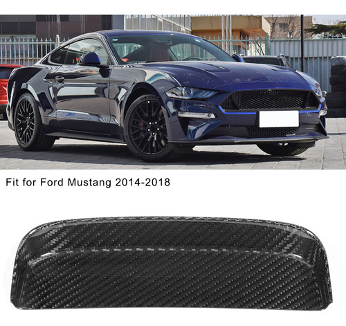 Caja De Almacenamiento De Fibra De Carbono Para Ford Mustang