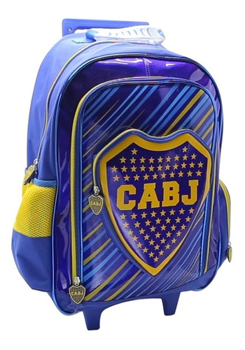 Mochila Carro Grande 18p Futbol Boca Juniors Bo111 Manias