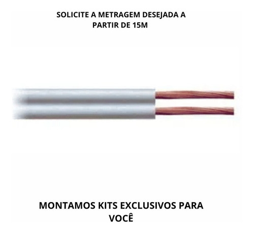 Imagem 5 de 6 de Fio Cordão Paralelo Cobre 2x1,5mm - 25m