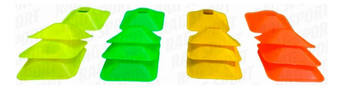 Set De 70 Platos De Agilidad De 12 Cm