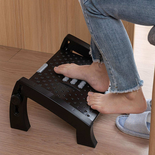 Descanso De Pie Ajustable Para El Escritorio En El Trabajo,