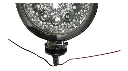 Imagen 4 de 6 de Faro Auxiliar Proyector 11 Led Metal Cromado Auto 4x4