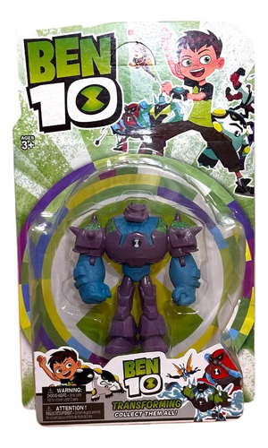 Muñeco Ben 10 Super Brazo Figura Articulada 10 Cm