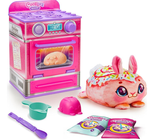 Horno Cookeez Makery Set Horneado Sorpresa Little Live Rosa 