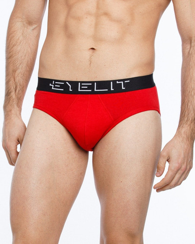 Imagen 5 de 10 de Slip De Algodón Con Elastico Eyelit Art. 329/ Pack X 12
