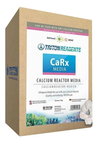 Midia Reator De Calcio Triton Lab Carx Media 01kg Fracionado