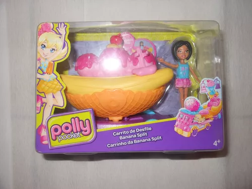 Boneca Polly Pocket Carrinho de Banana Split - Mattel : :  Brinquedos e Jogos