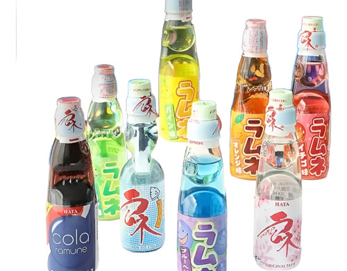 Soda Ramune Refresco Japones Coreano Surtida Sabores 30 Pzs