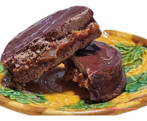 Alfajores De Chocolate Premium Regir, Caja 6 Unidades