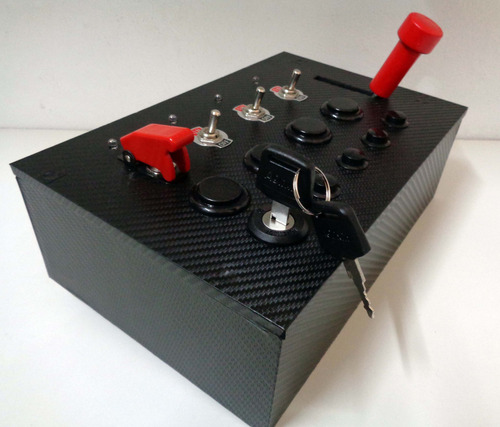 Button Box Joystick 14 Funções Usb Pc Euro Truck Simulator