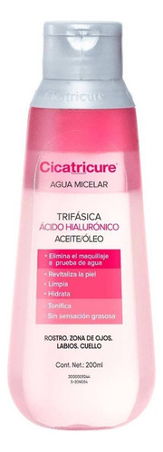 Cicatricure Agua Micelar Trifasica Hialur 200ml