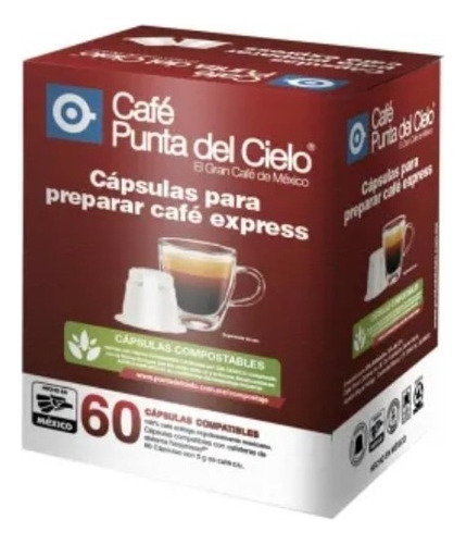 Café Express Punta Del Cielo Compatible Nespresso 60pz