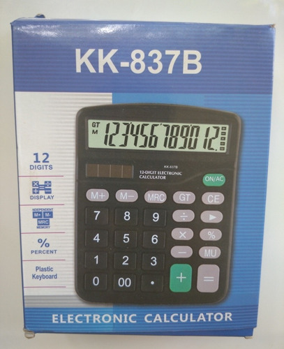 Calculadora 12 Dígitos Tipo Casio