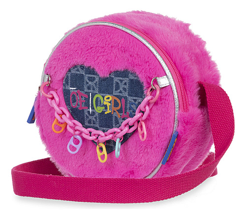 Bolsa Niñas Crossbody Cloe Xelia Mediana Color Fucsia