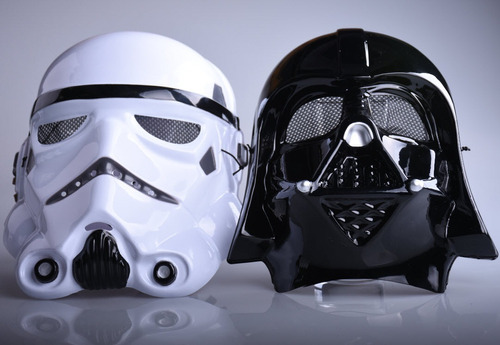 Mascaras Ligeras Niño Darth Vader Y Stormtropper Star Wars