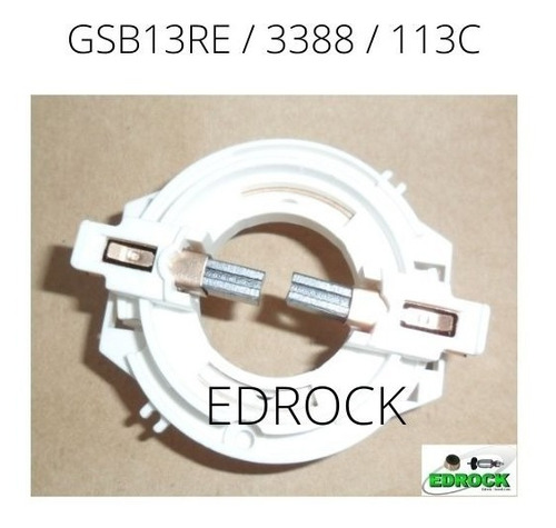 Porta Carvão + Escova Para Furadeira Bosch Gsb13re / 113c