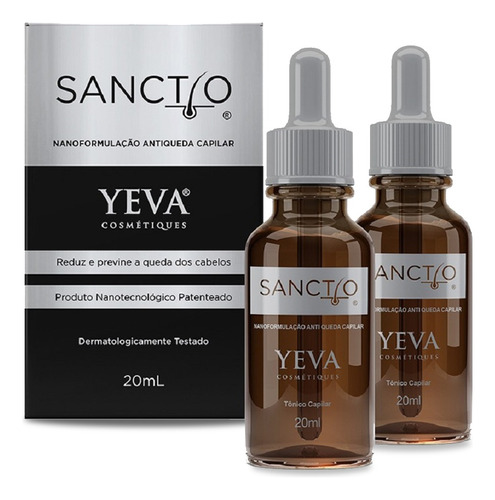 Kit 2 Un. Sanctio Nanoformulação Antiqueda Capilar Yeva 20ml