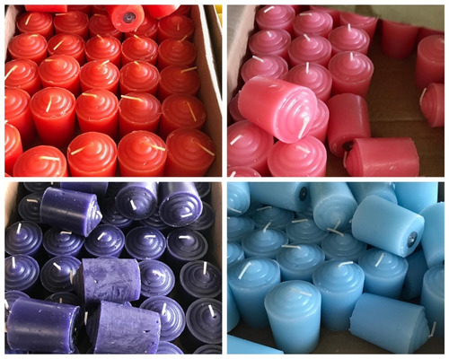 Velas / Votivas / Repuesto Vela Vaso Chico 250 Piezas