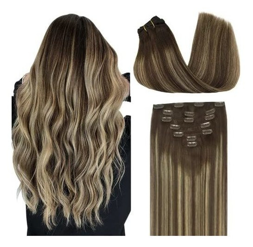 Puertas Pelo Extensiones Clip En El Pelo Humano Sghrm