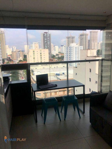 Imagem 10 de 26 de Apartamento Estilo Studio, Um Dormitorio, Uma Vaga De Garagem, 30m De Area Util, No Brooklin ! - Ap6492