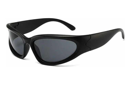 Lentes De Sol Gafas Aestheticenvolventes Negro Matte Unisex